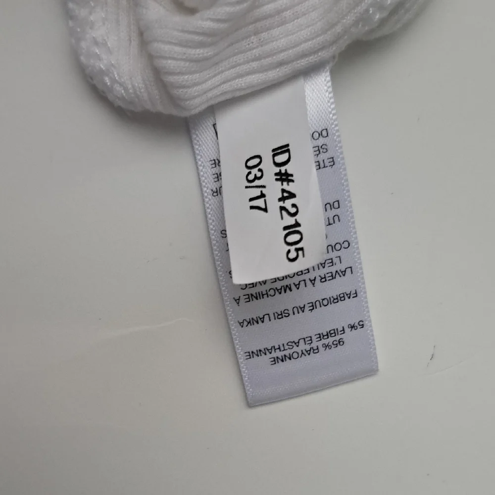Express White Ribbed Top - Picture 6 of 8